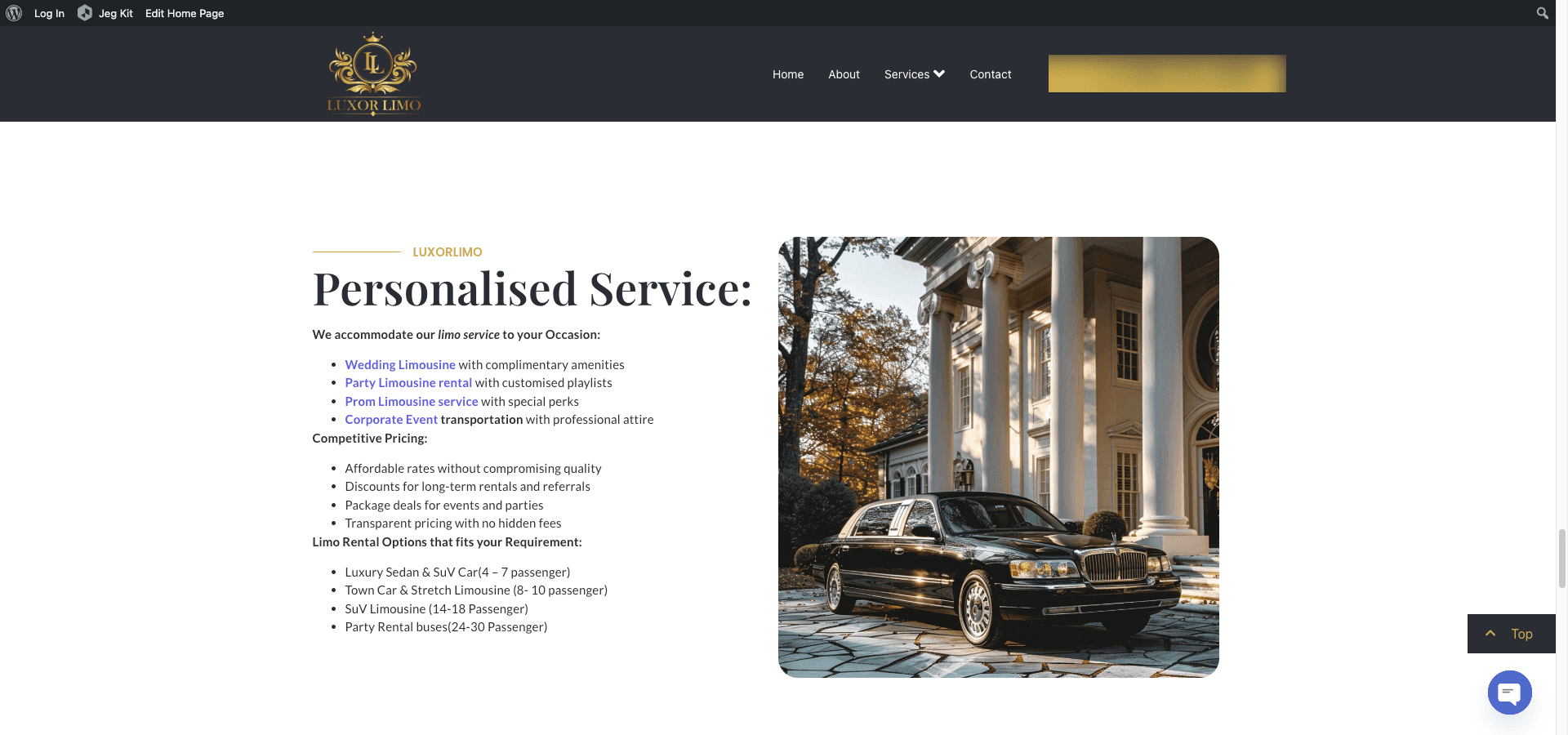 Luxorlimo screenshot 5